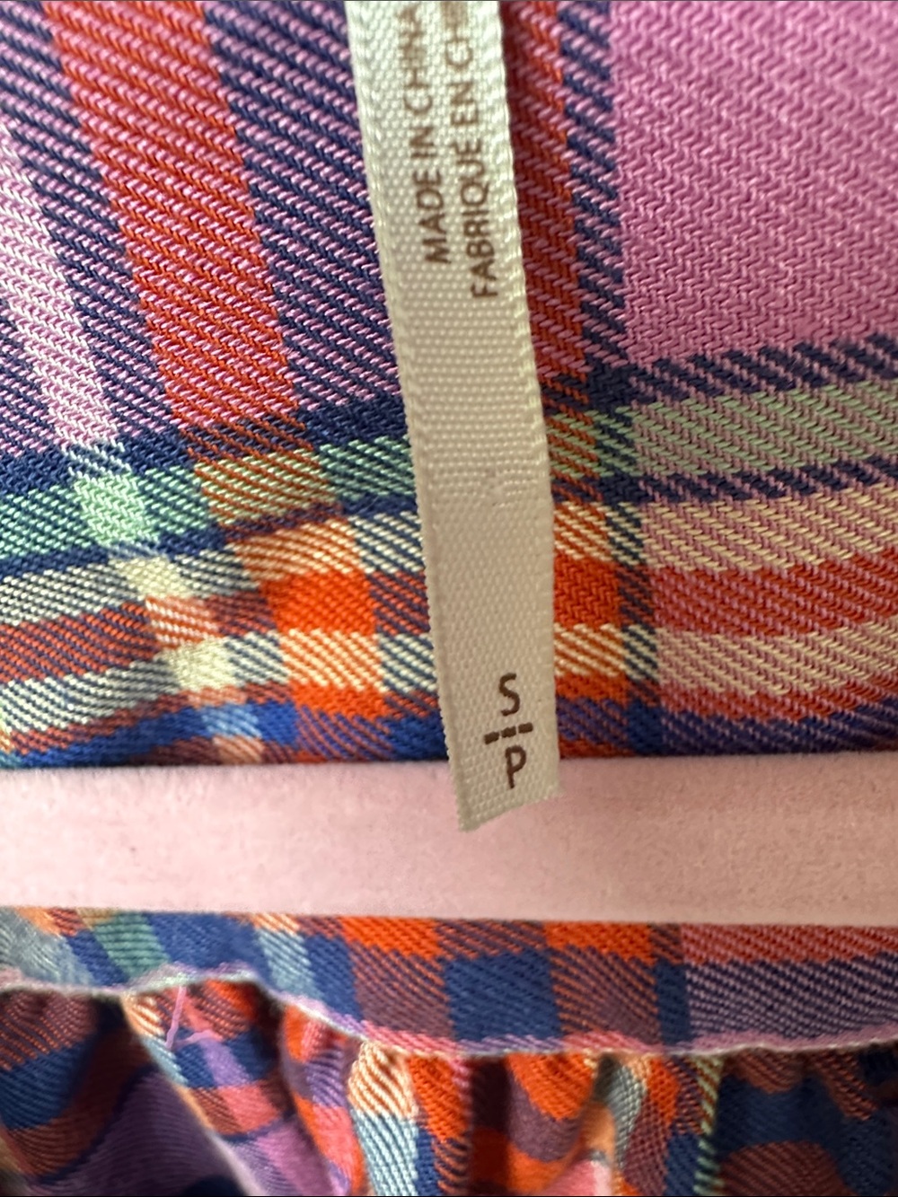 Free People Bexley Balloon Plaid Top - Picture 3 of 9